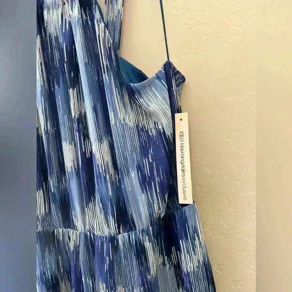AQUA Tie Back Printed Jumpsuit - 100% Exclusive Bloomingdales - XL - NWT! - Picture 3 of 7